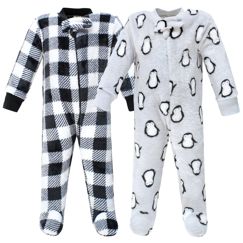 Hudson Baby Plush Sleep and Play, Gray Penguin