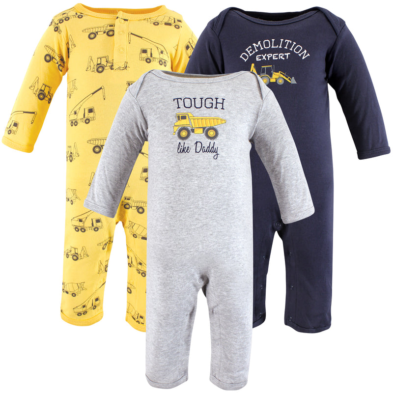 Hudson Baby Cotton Coveralls, Construction