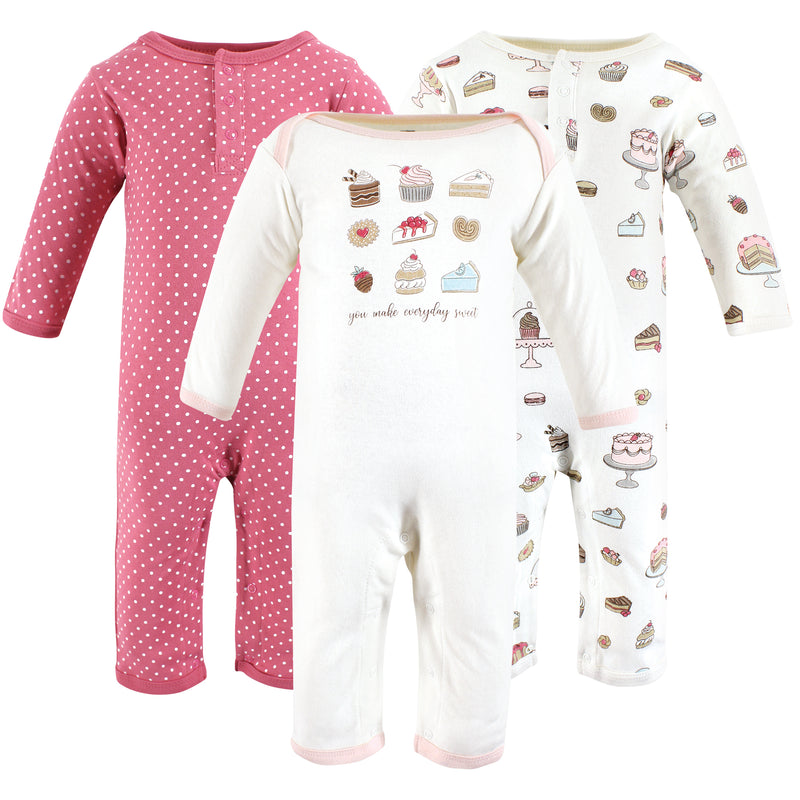 Hudson Baby Cotton Coveralls, Sweet Bakery