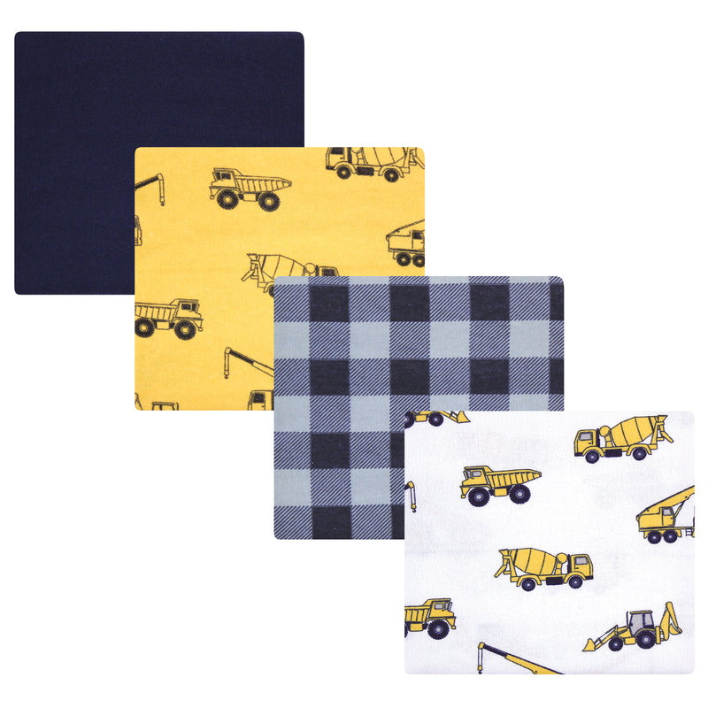 Hudson Baby Cotton Flannel Receiving Blankets, Construction