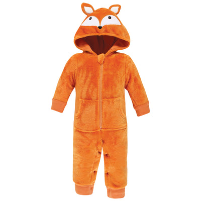 Hudson Baby Plush Jumpsuits, Fox