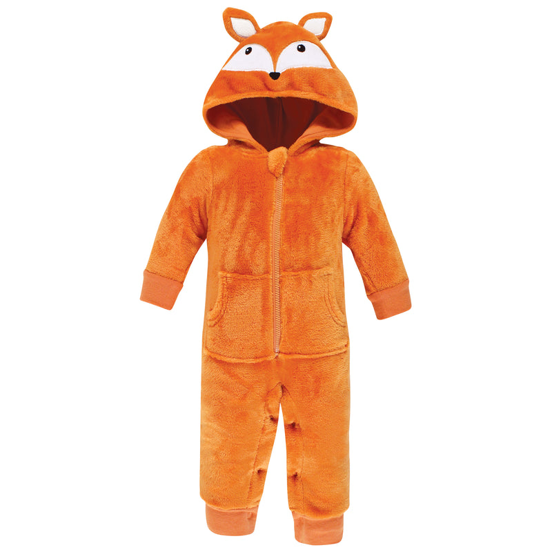 Hudson Baby Plush Jumpsuits, Fox