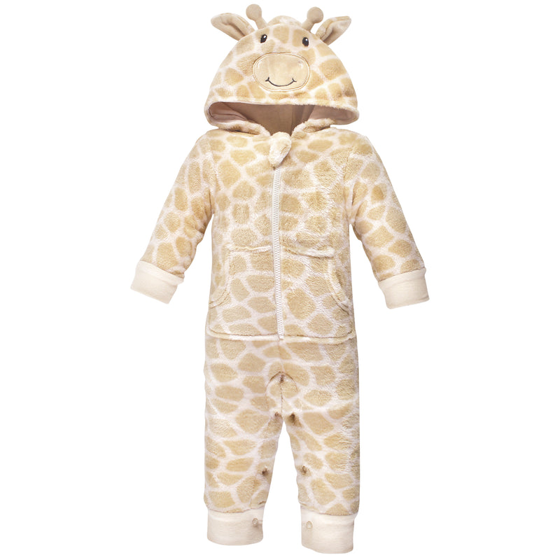 Hudson Baby Plush Jumpsuits, Giraffe