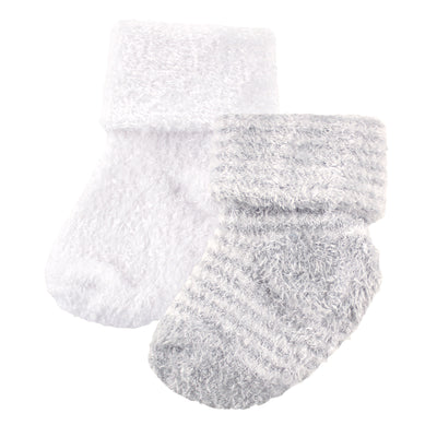 Luvable Friends Chenille Socks, Grey