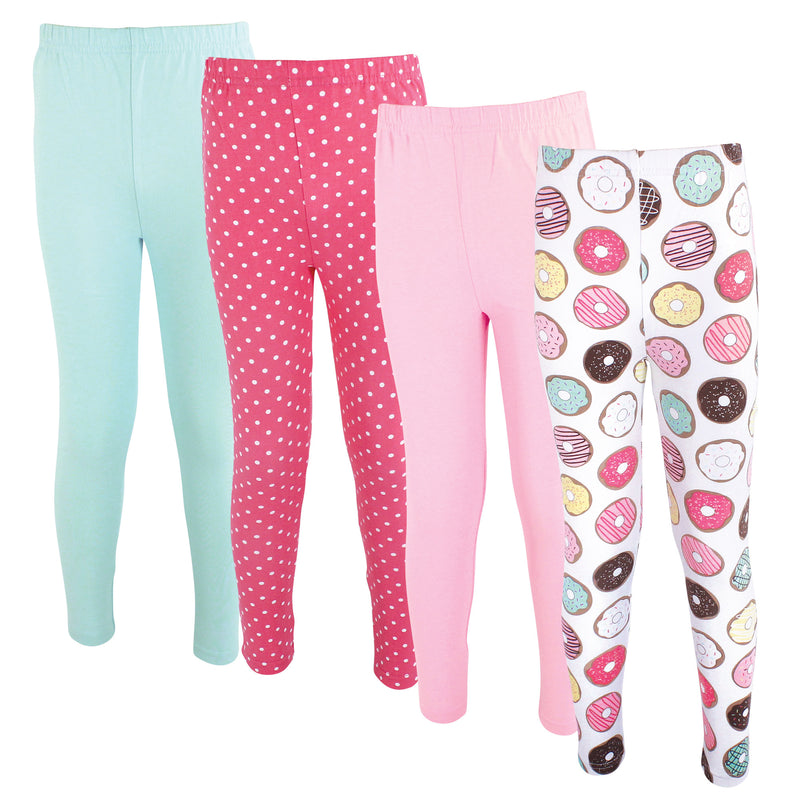 Hudson Baby Cotton Pants and Leggings, Donuts