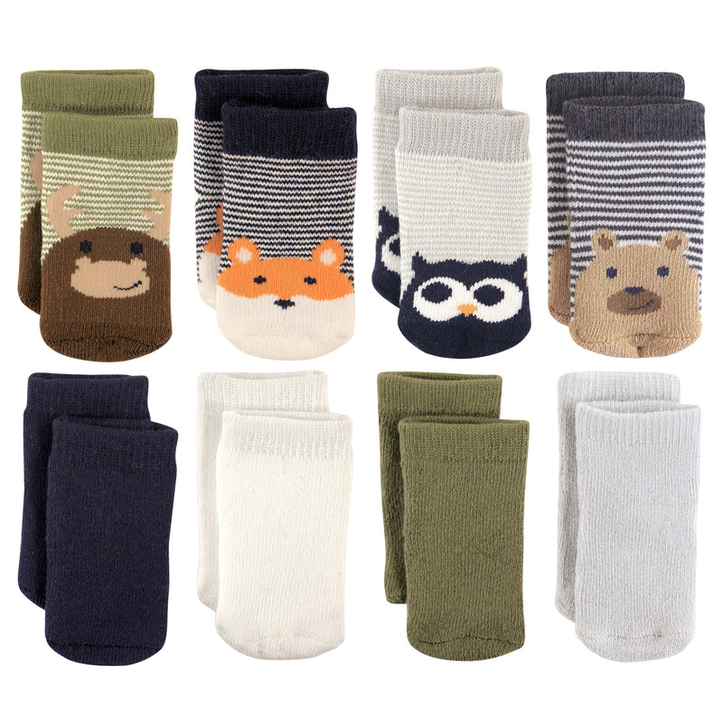 Luvable Friends Fun Essential Socks, Fox Owl