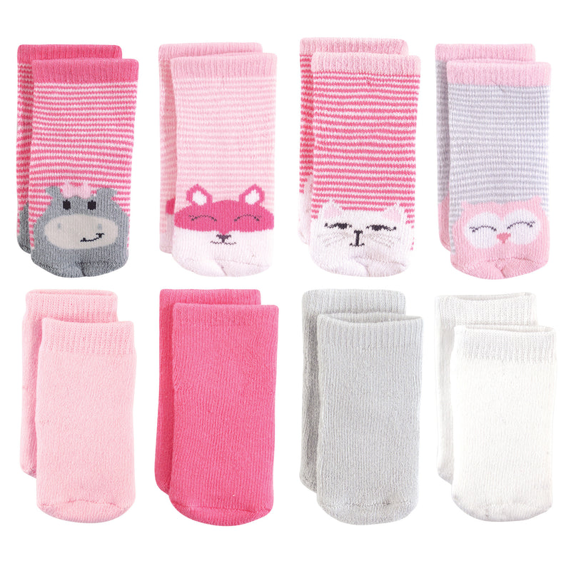 Luvable Friends Fun Essential Socks, Hippo Cat