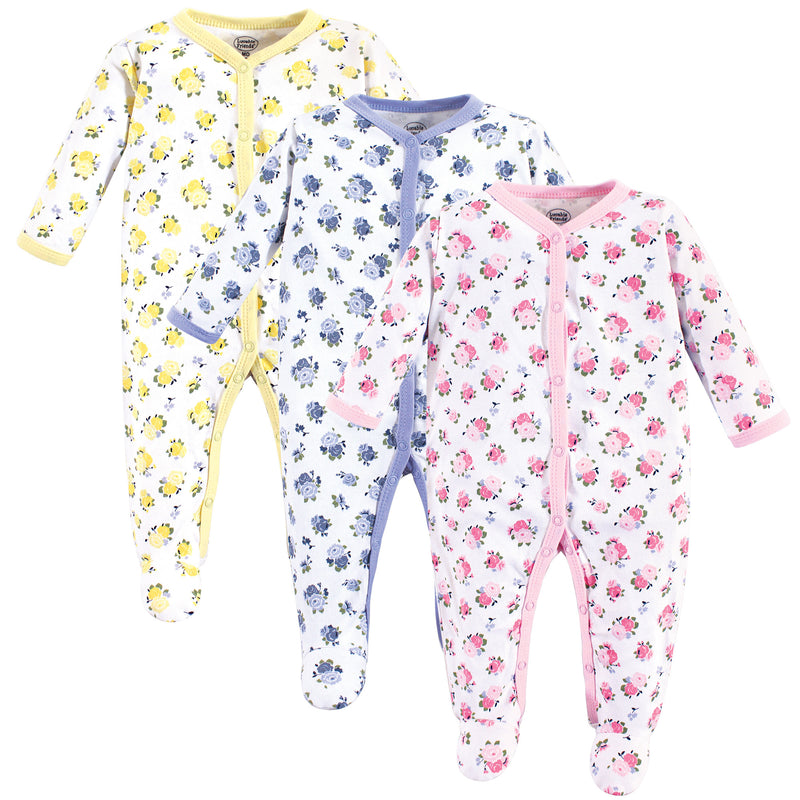 Luvable Friends Cotton Sleep and Play, Floral