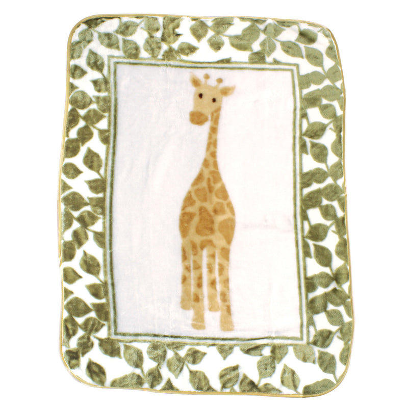 Luvable Friends High Pile Plush Blanket, Giraffe