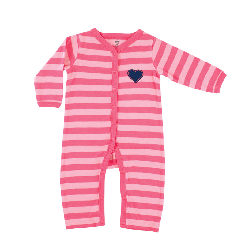 Hudson Baby Cotton Coveralls, Pink