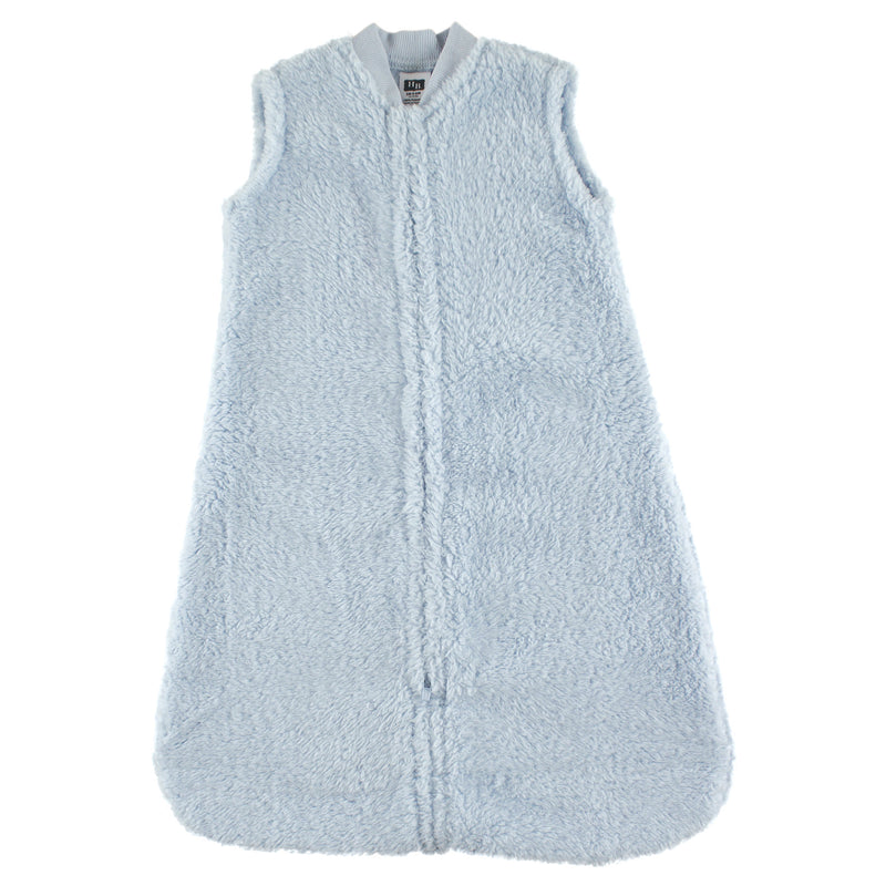 Hudson Baby Plush Sleeping Bag, Sack, Blanket, Powder Blue Sherpa