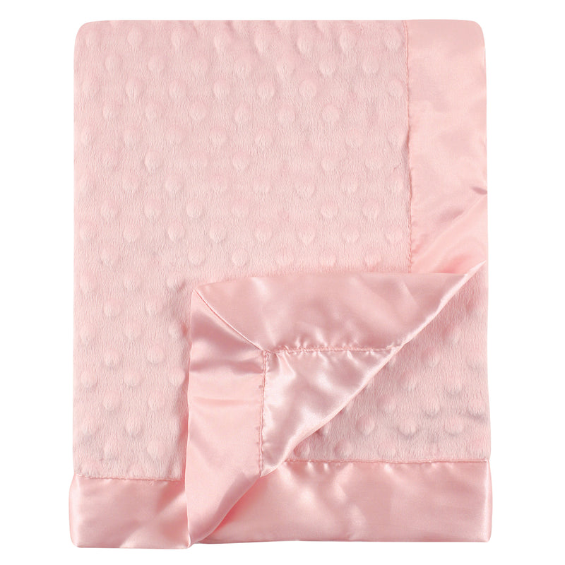 Hudson Baby Plush Mink Blanket, Pink