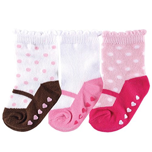 Luvable Friends Socks Set, Pink Dots