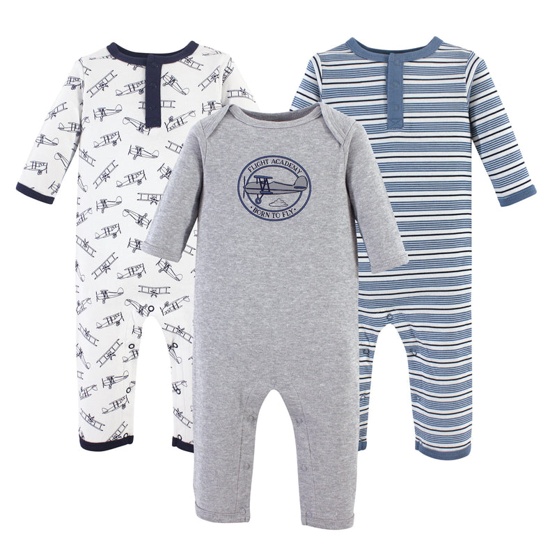 Hudson Baby Cotton Coveralls, Aviation