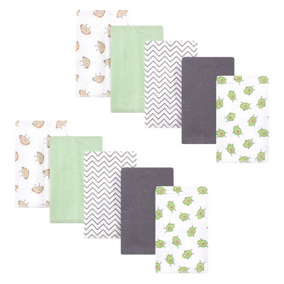 Hudson Baby Cotton Flannel Burp Cloths, Avocado Taco