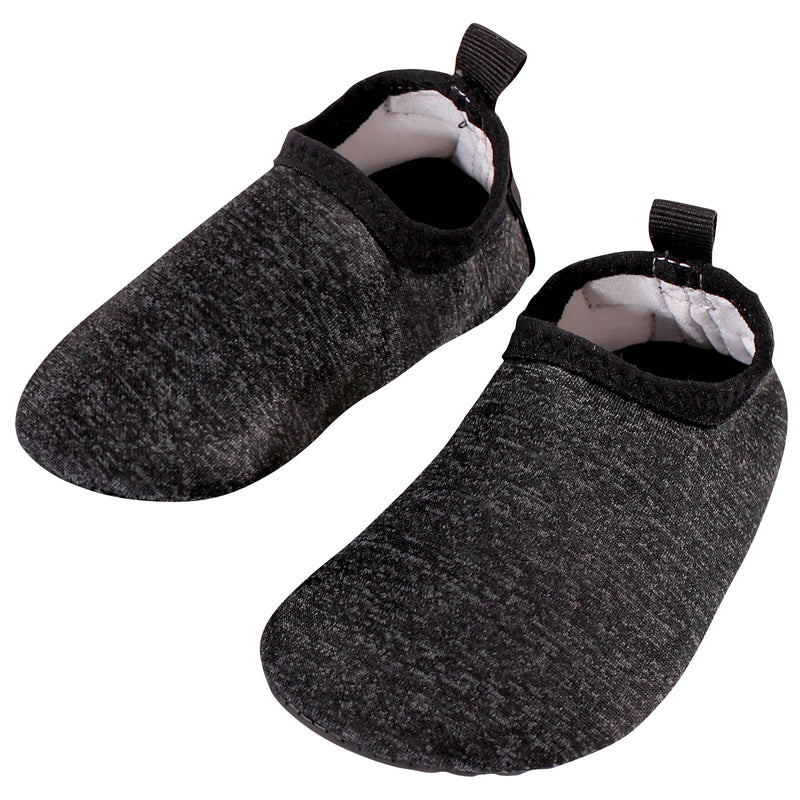 Hudson Baby Water Shoes for Sports, Yoga, Beach and Outdoors, Baby and Toddler Heather Charcoal
