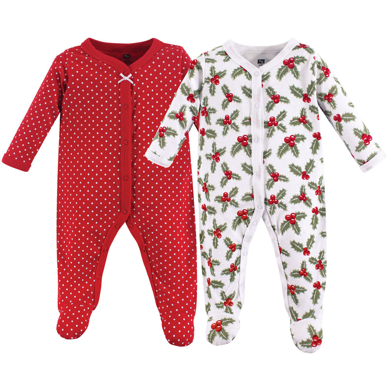 Hudson Baby Cotton Sleep and Play, Holly