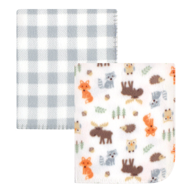 Hudson Baby Fleece Blankets, Woodland, One Size