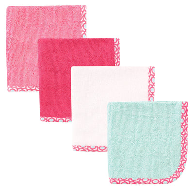 Hudson Baby Super Soft Cotton Washcloths, Lattice