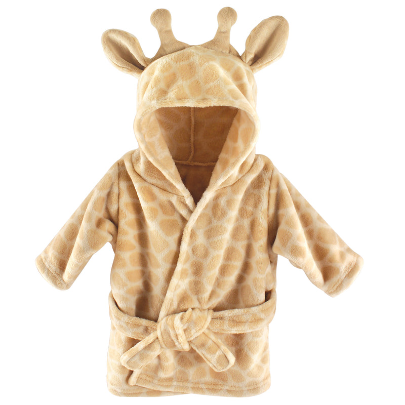 Hudson Baby Plush Animal Face Bathrobe, Giraffe