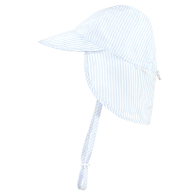 Hudson Baby Sun Protection Hat, Blue Stripe