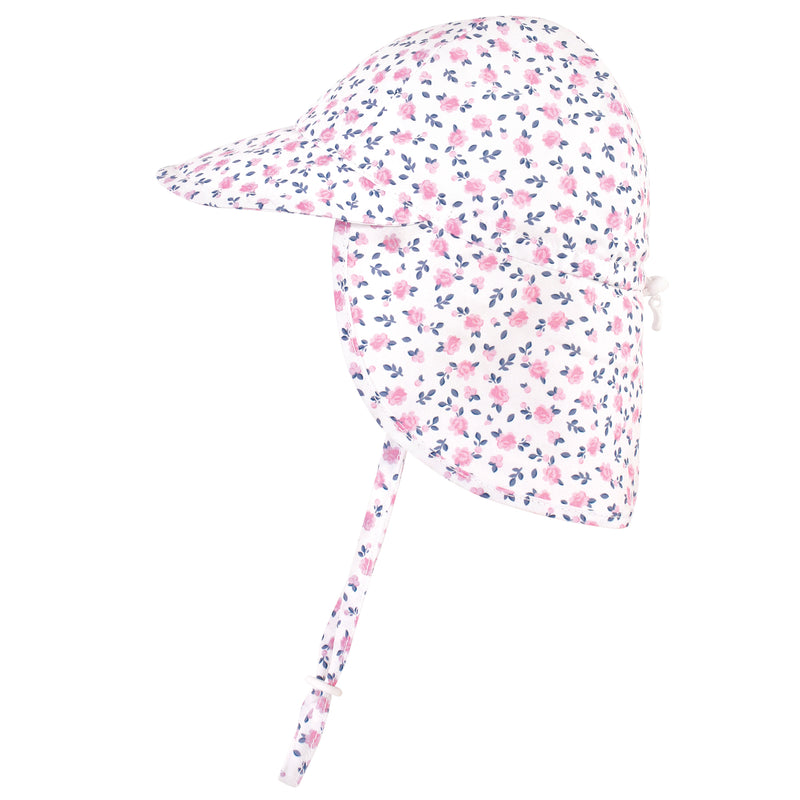Hudson Baby Sun Protection Hat, Berry Floral
