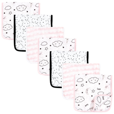 Hudson Baby Muslin Burp Cloth 7pk, Dreamer