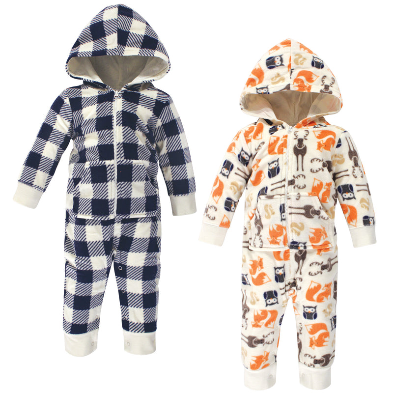 Hudson Baby Fleece Jumpsuits, Coveralls, and Playsuits, Forest Baby