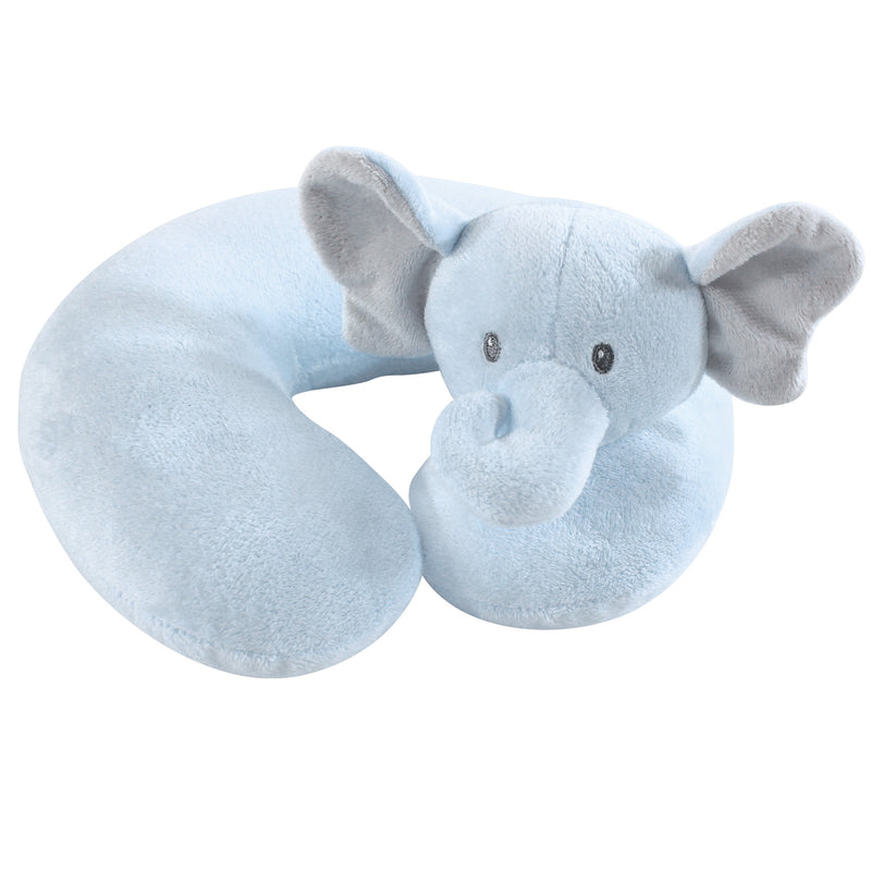 Hudson Baby Neck Pillow, Boy Elephant