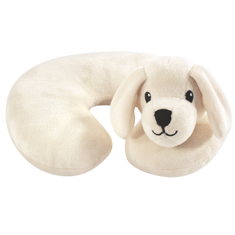 Hudson Baby Neck Pillow, Tan Puppy