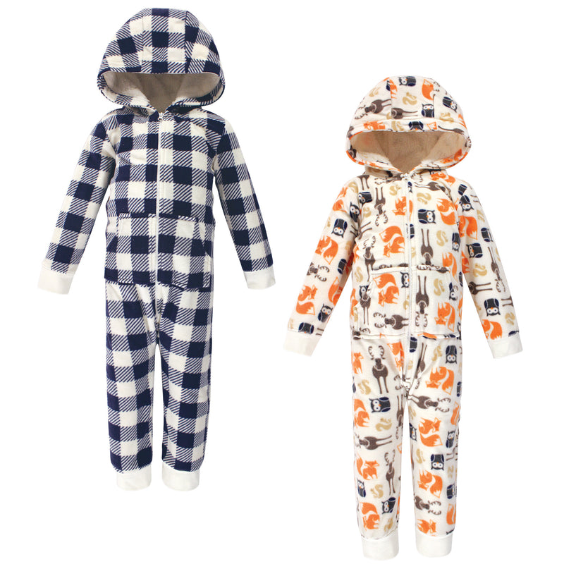 Hudson Baby Fleece Jumpsuits, Coveralls, and Playsuits, Forest Toddler