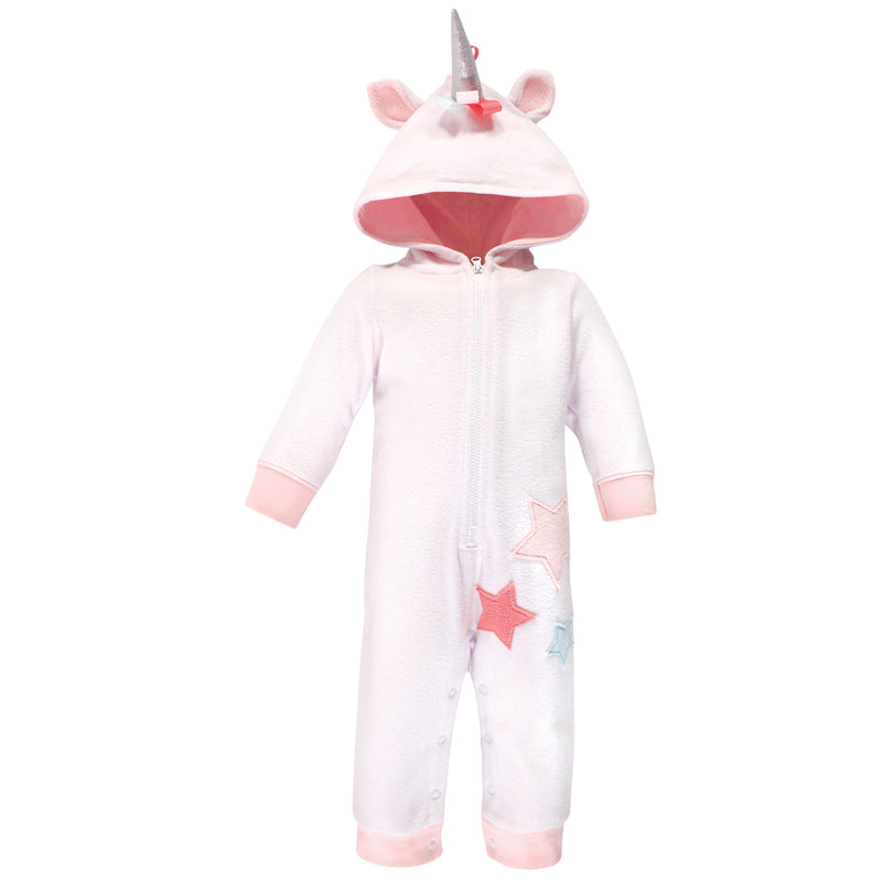 Hudson Baby Fleece Jumpsuits, Coveralls, and Playsuits, Rainbow Unicorn