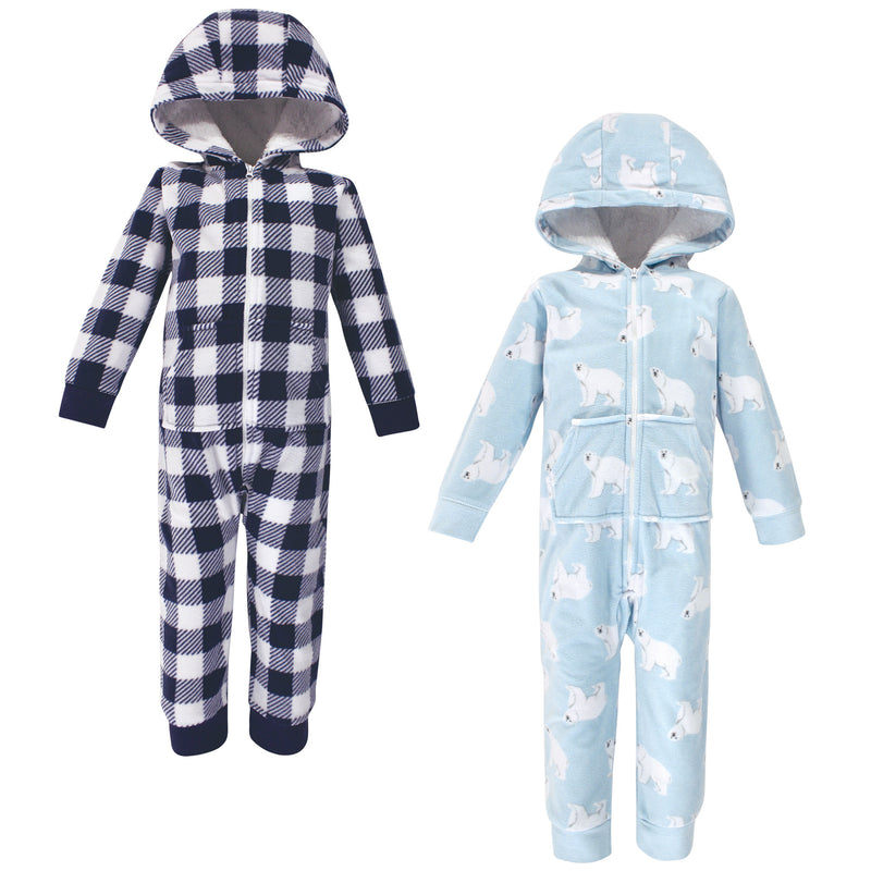 Hudson Baby Fleece Jumpsuits, Coveralls, and Playsuits, Polar Bear Toddler