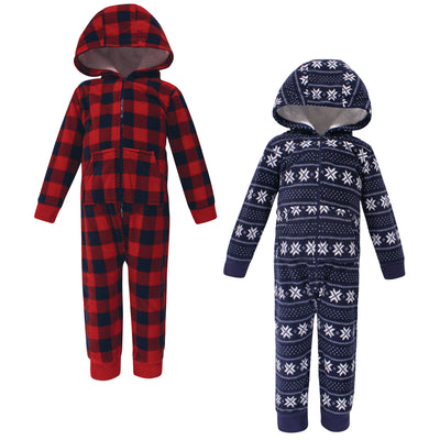 Hudson Baby Fleece Jumpsuits, Coveralls, and Playsuits, Sweater Plaid Toddler