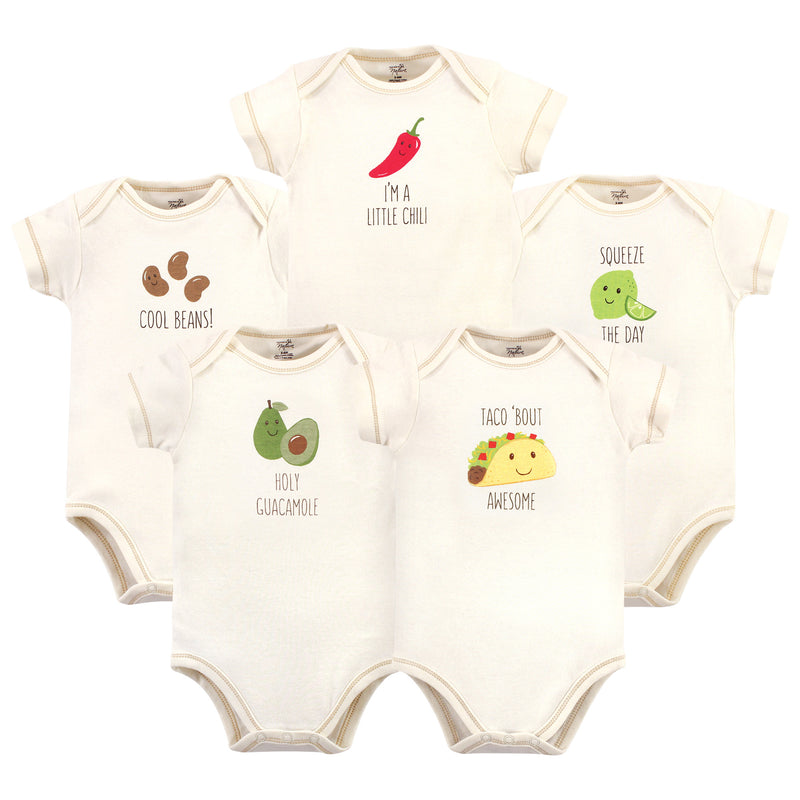 Touched by Nature Organic Cotton Bodysuits, Taco