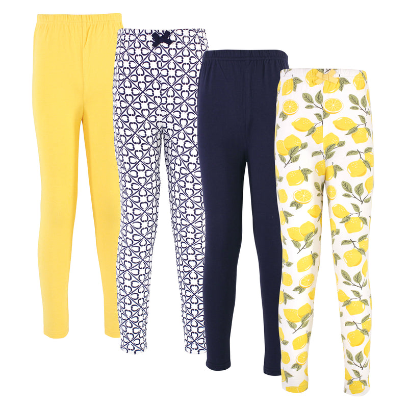Touched by Nature Organic Cotton Leggings, Lemon Tree
