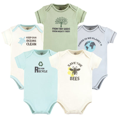 Touched by Nature Organic Cotton Bodysuits, Planet B