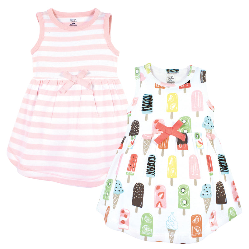 Touched by Nature Organic Cotton Sleeveless Dresses, Popsicle