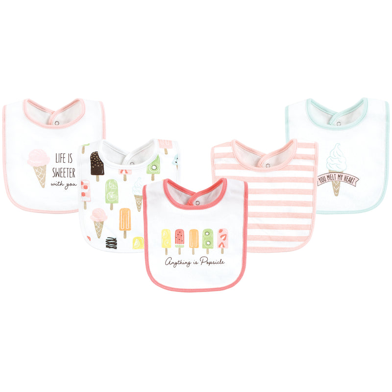 Touched by Nature Organic Cotton Bibs, Popsicle