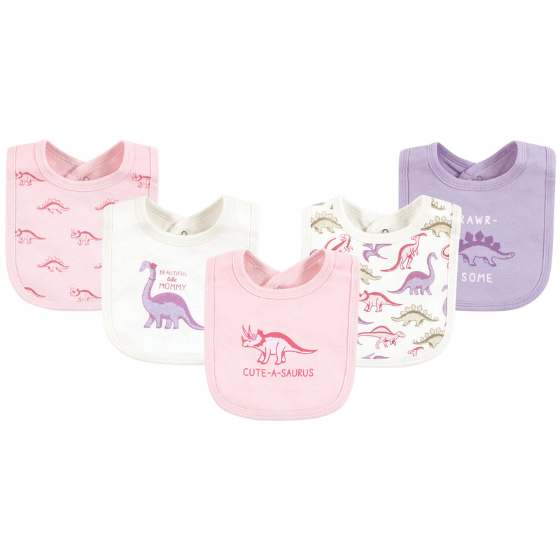 Touched by Nature Organic Cotton Bibs, Retro Dino