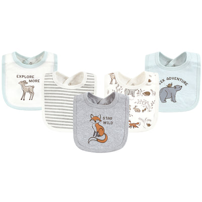 Touched by Nature Organic Cotton Bibs, Dreamy Woodland