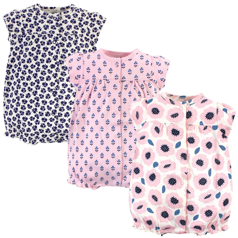Touched by Nature Organic Cotton Rompers, Blossoms