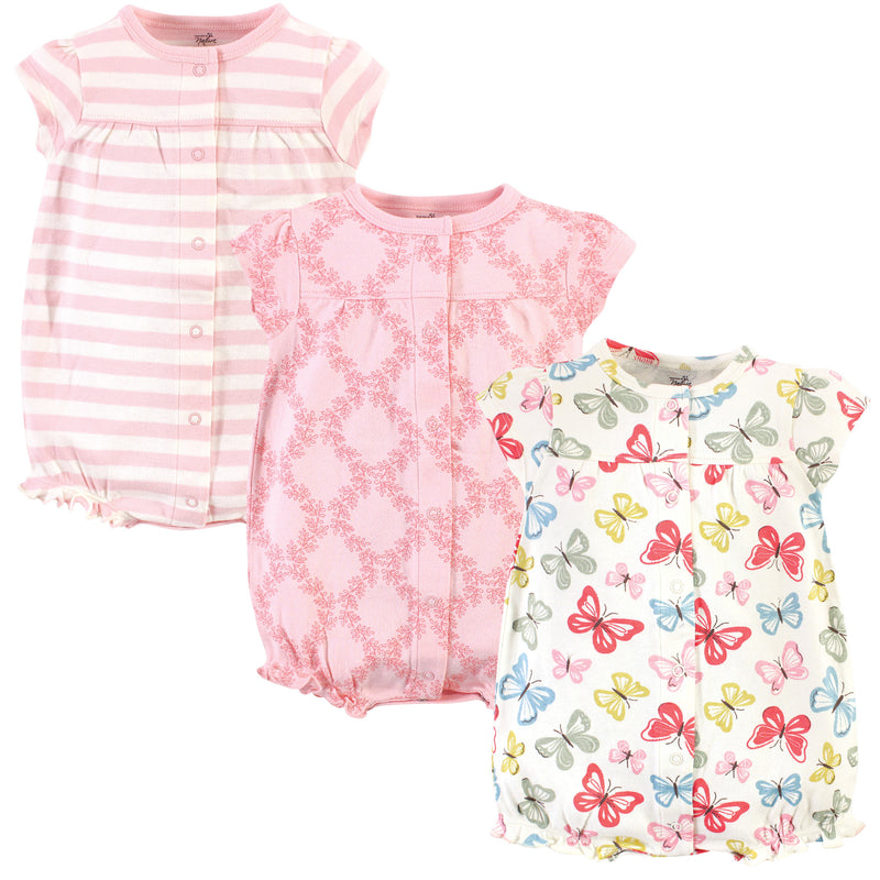 Touched by Nature Organic Cotton Rompers, Butterflies