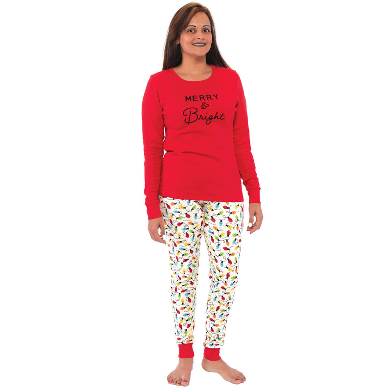 Touched by Nature Holiday Pajamas, Women Merry and Bright