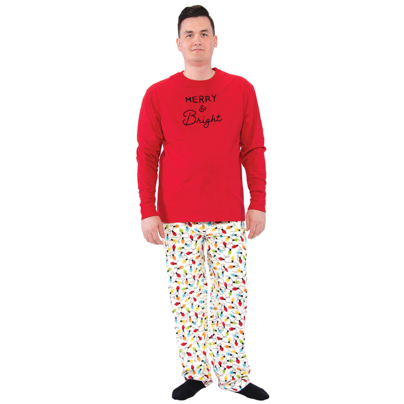 Touched by Nature Holiday Pajamas, Men Merry and Bright