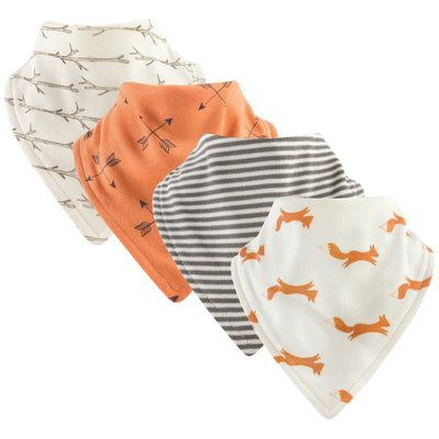 Touched by Nature Organic Cotton Bandana Bibs, Fox