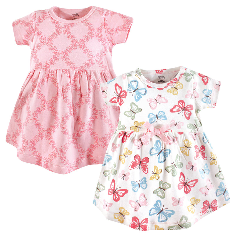 Touched by Nature Organic Cotton Short-Sleeve Dresses, Butterflies