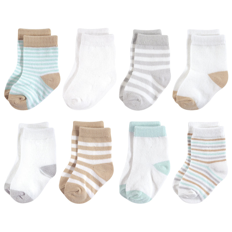 Touched by Nature Organic Cotton Socks, Neutral Mint
