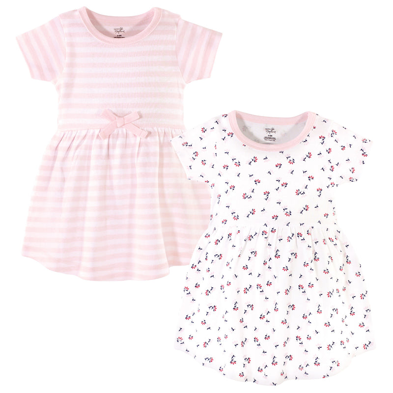Touched by Nature Organic Cotton Short-Sleeve Dresses, Tiny Flowers