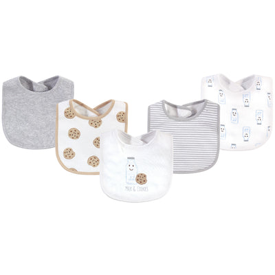 Touched by Nature Organic Cotton Bibs, Milk Cookies